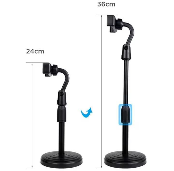 Portable Tripod Stand - 1 Pcs Black Plastic Holder