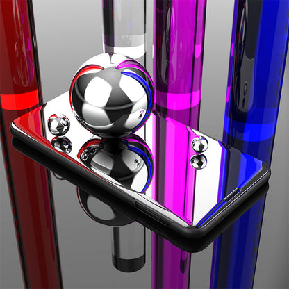 Samsung S21 to S25 - Electroplated Mirror Leather Flip Case