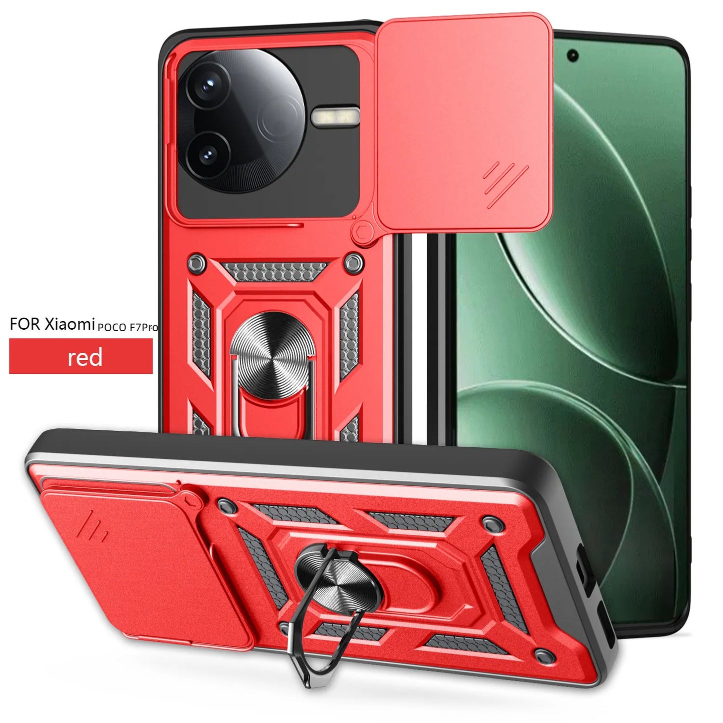 Xiaomi Poco Series Phone Case with built in ringstands