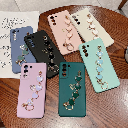Heart Chain Phone Case for All Samsung Models