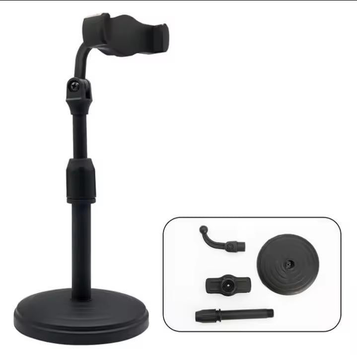 Portable Tripod Stand - 1 Pcs Black Plastic Holder
