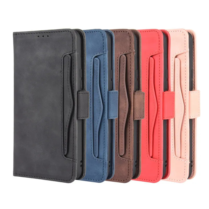 TECNO Camon 12 multi-card slot wallet leather flip case