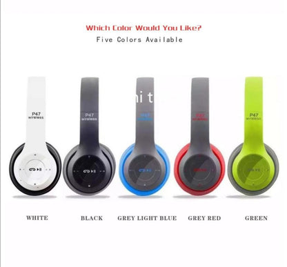 Wireless Multi-Colour Stereo Headphone