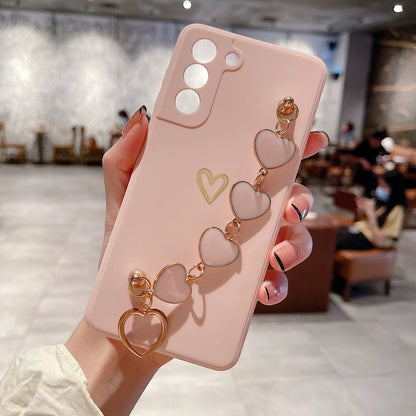 Heart Chain Phone Case for All Samsung Models