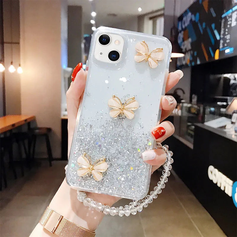 Ultimate iPhone Mobile Phone Protective Case Creative Glitter Glue