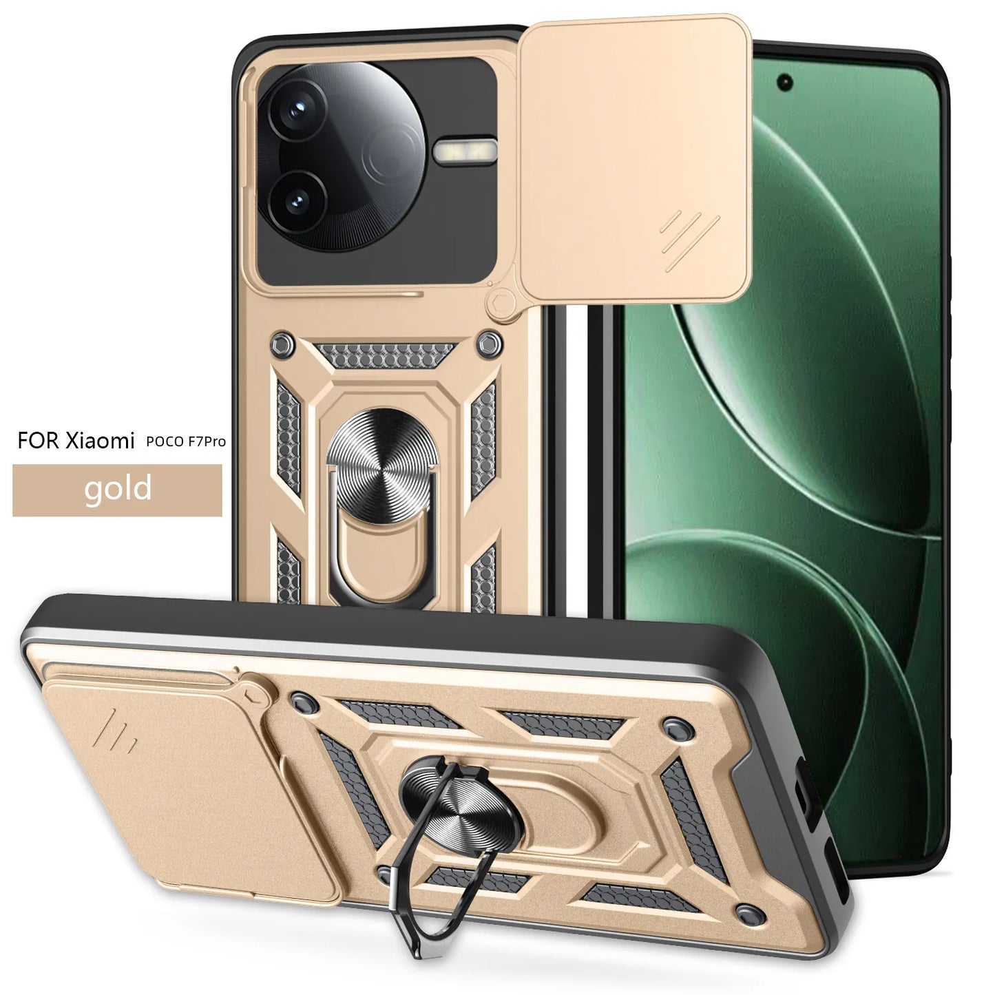 Xiaomi Poco Series Phone Case with built in ringstands