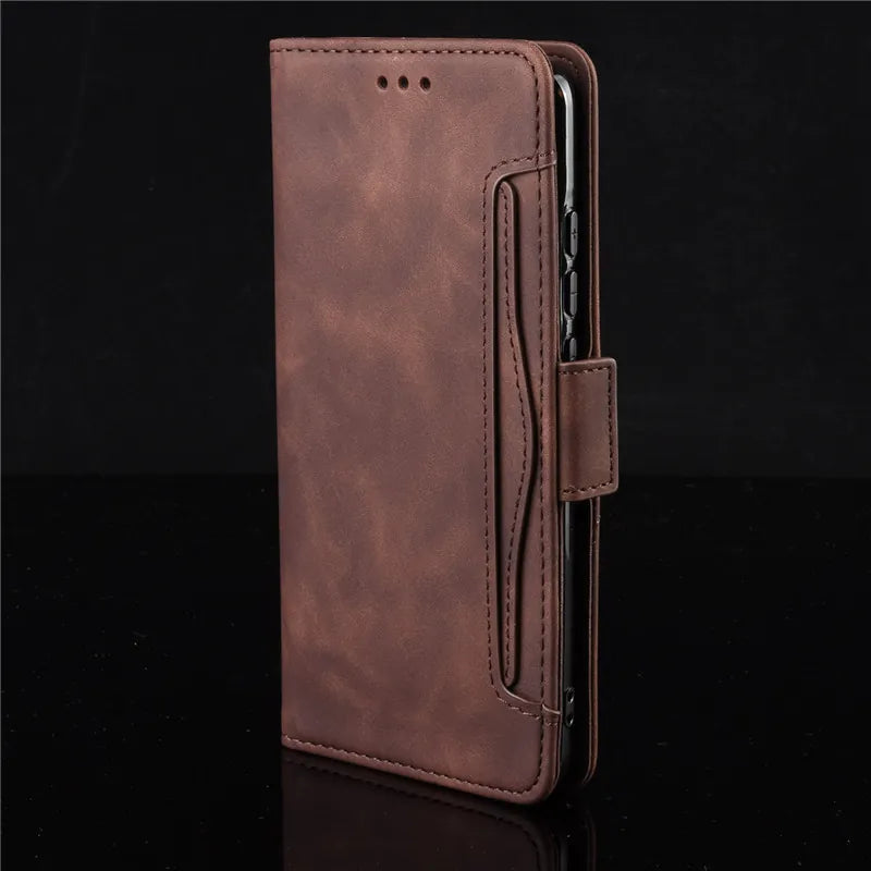 TECNO Camon 12 multi-card slot wallet leather flip case