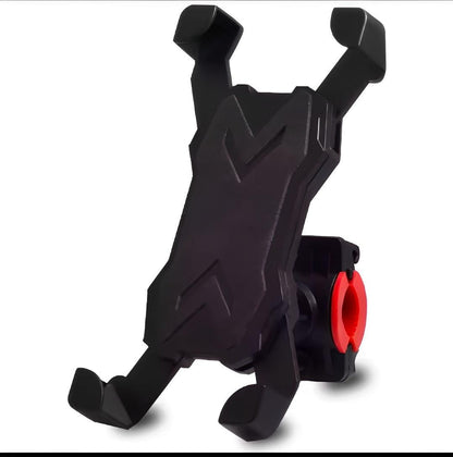 360° Adjustable Shockproof Mobile Phone Holder - Black