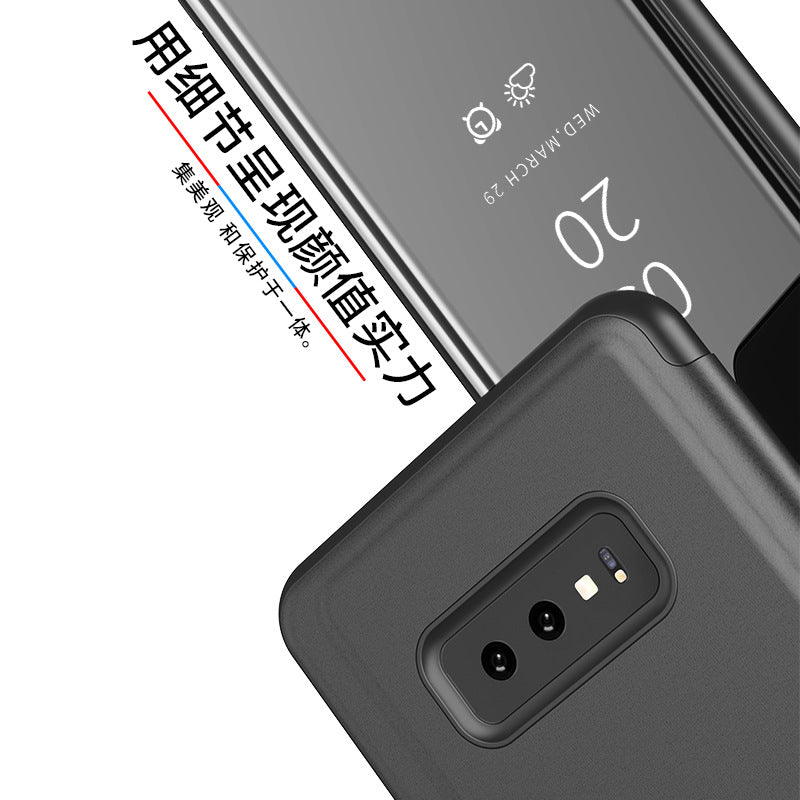 Samsung S21 to S25 - Electroplated Mirror Leather Flip Case