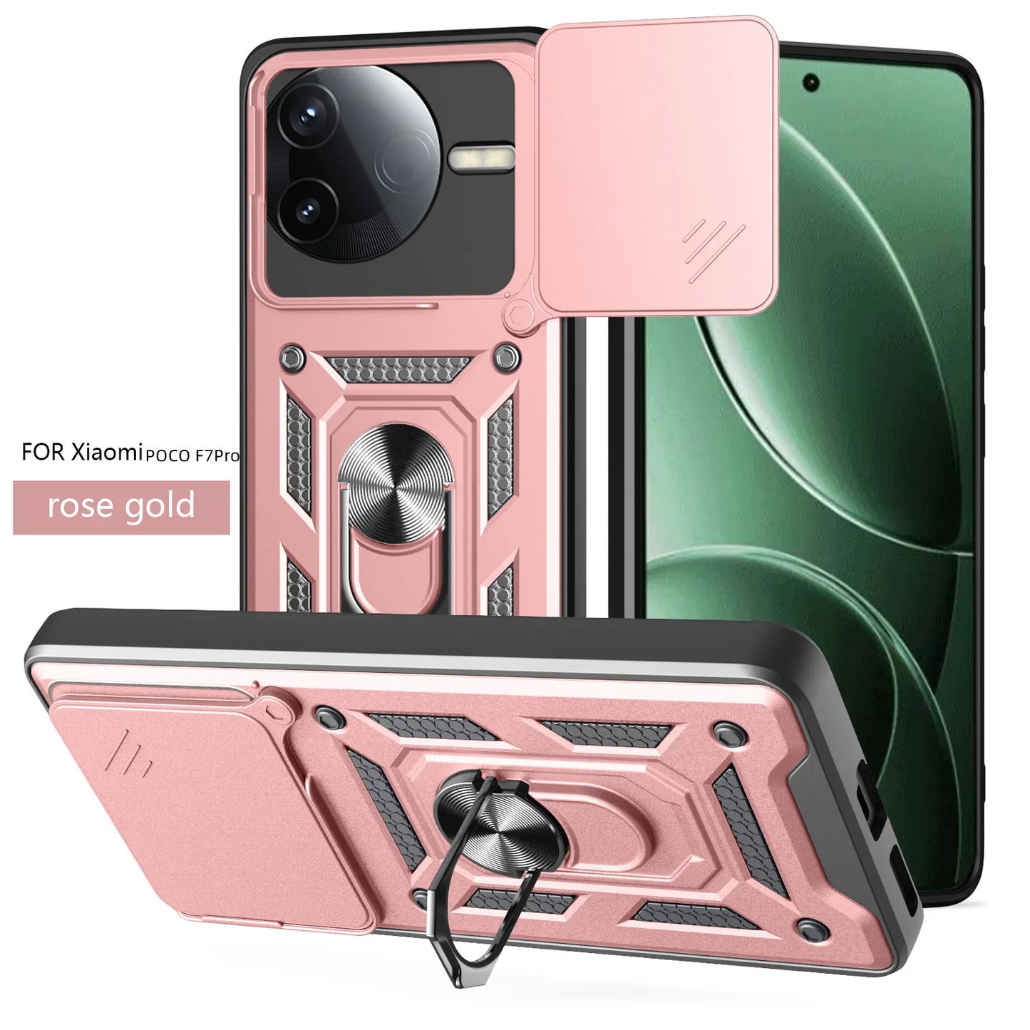Xiaomi Poco Series Phone Case with built in ringstands