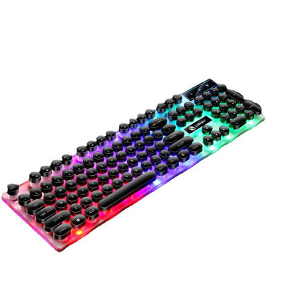 Limo GTX300 Wired Keyboard and Mouse Set Punk Retro Keyboard