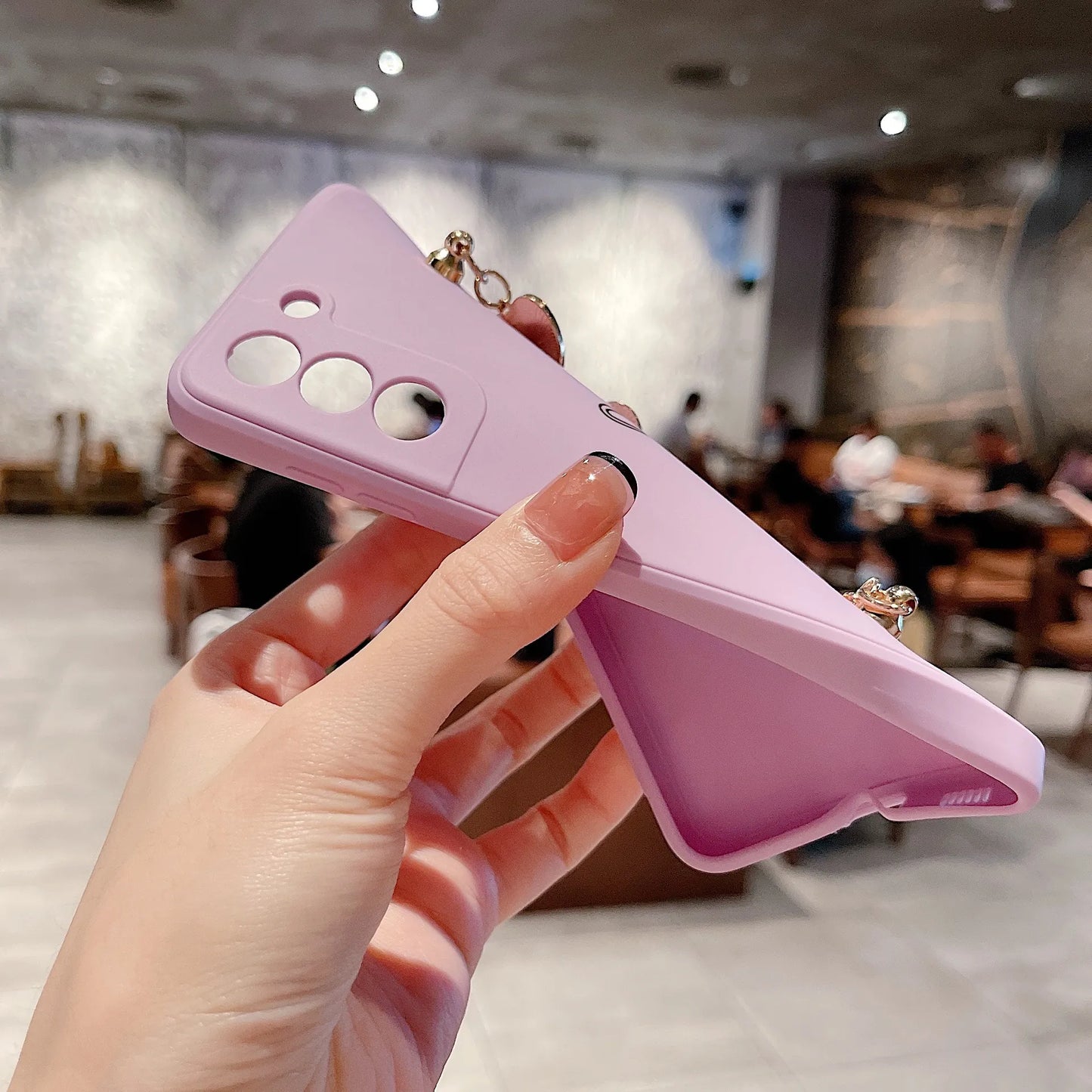 Heart Chain Phone Case for All Samsung Models